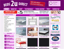 Tablet Screenshot of beds2udirect.com